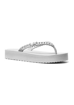 MICHAEL Michael Kors Zaza Flip Flop Thong Sandals | belk