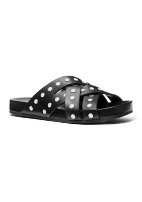 MICHAEL Michael Kors Women's Irene Sandals, Black, 6.5M