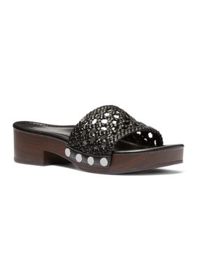 MICHAEL Michael Kors Women's Mayes Sandals, Black, 9.5M