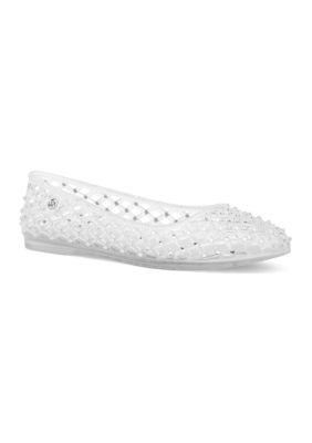 MICHAEL Michael Kors Women's Pixie Jelly Ballet Flats, 6M