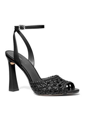 MICHAEL Michael Kors Women's Rosie High Sandals, Black, 8M