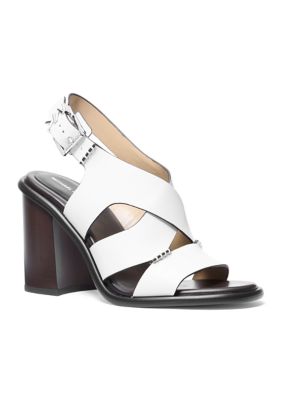 MICHAEL Michael Kors Women's Raven Block Heeled Sandals, 10M