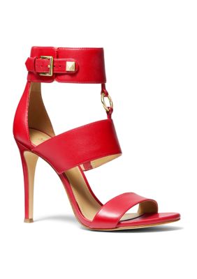 MICHAEL Michael Kors Amos Ankle Cuff Sandal in Gold Size 8 main image 0