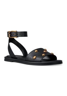 MICHAEL Michael Kors Women's Rosetta Flat Sandals, Black, 10M