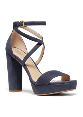 Michael kors charlize store leather platform sandal