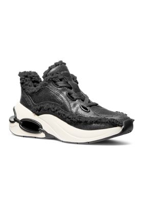 MICHAEL Michael Kors Women's Toni Trainer Sneakers, Black, 10M