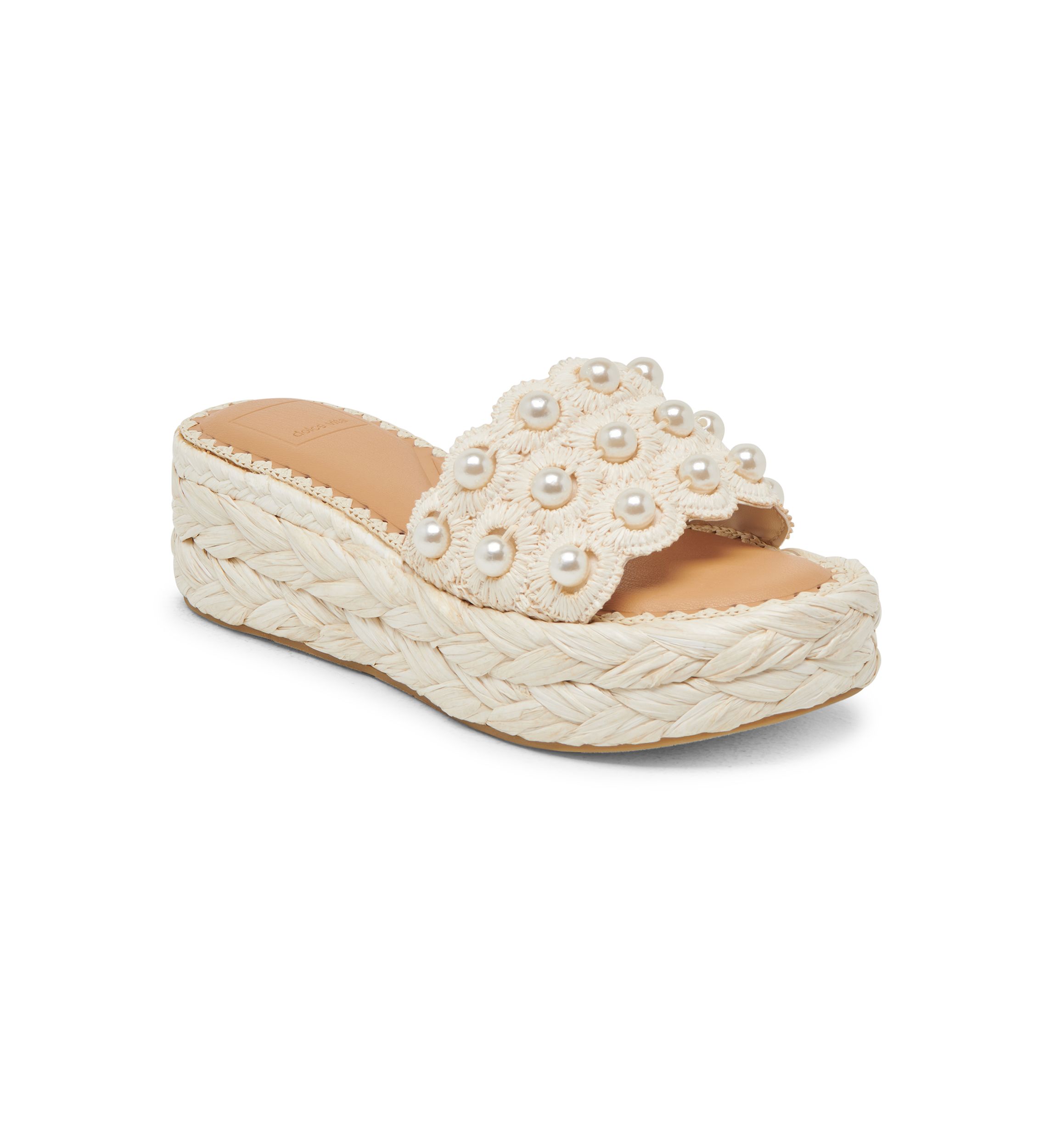 Caper Pearl Platform Sandals