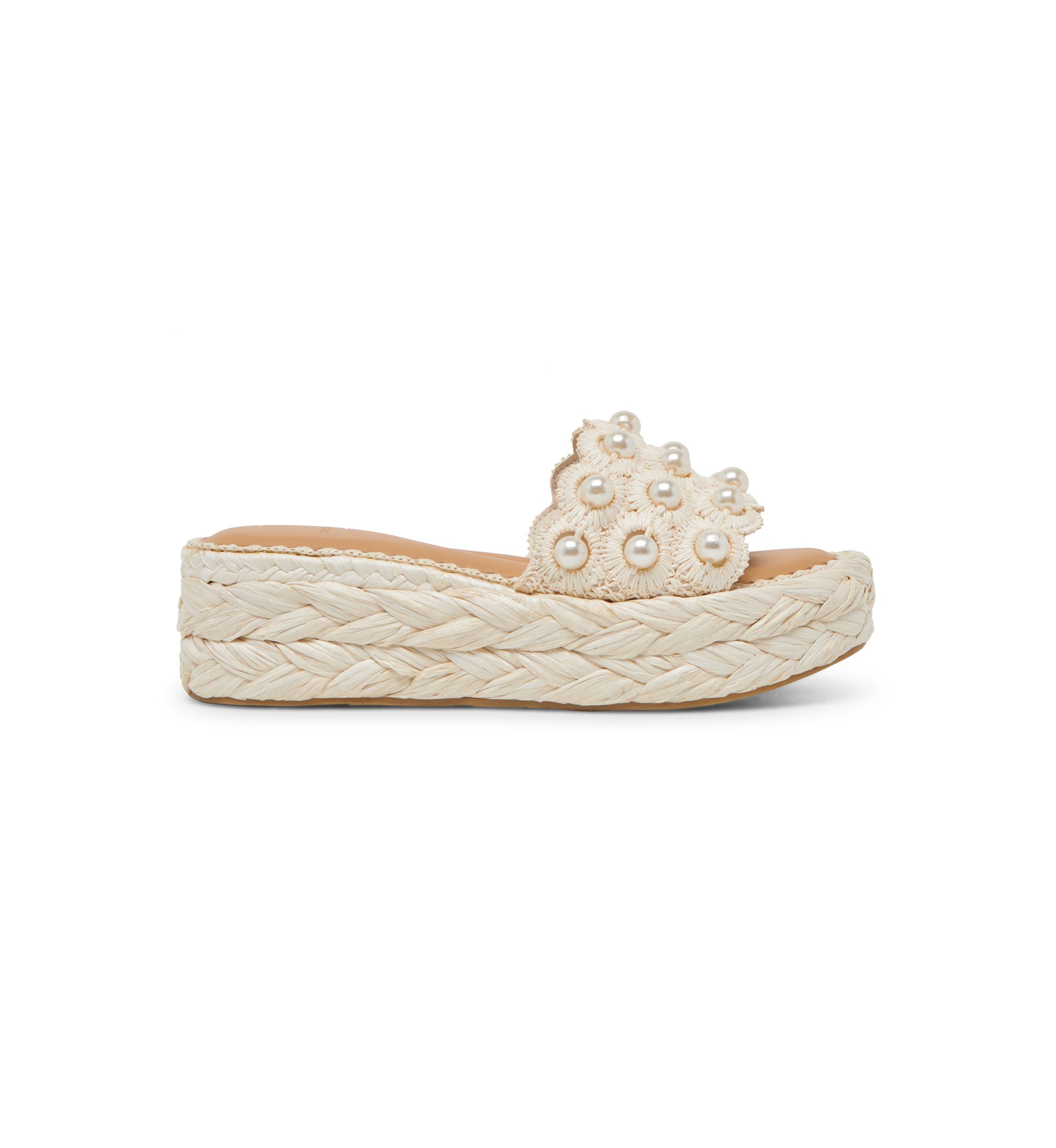 Caper Pearl Platform Sandals