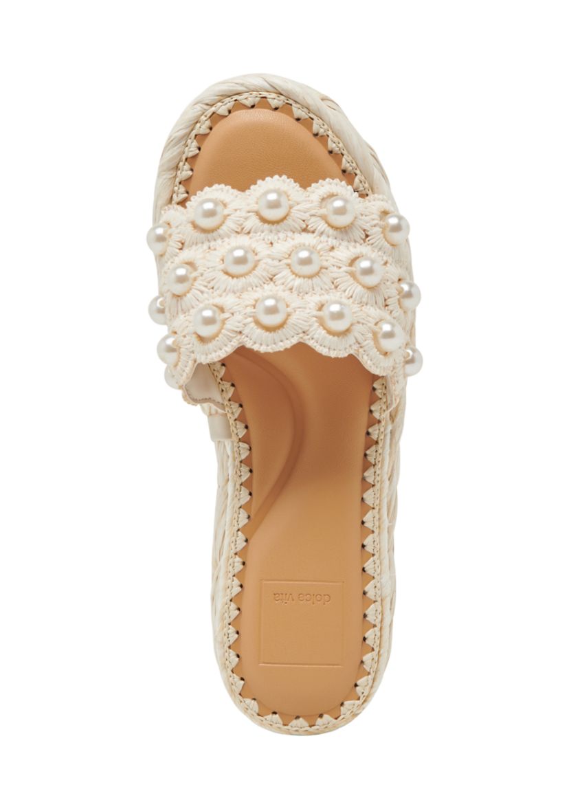 Caper Pearl Platform Sandals
