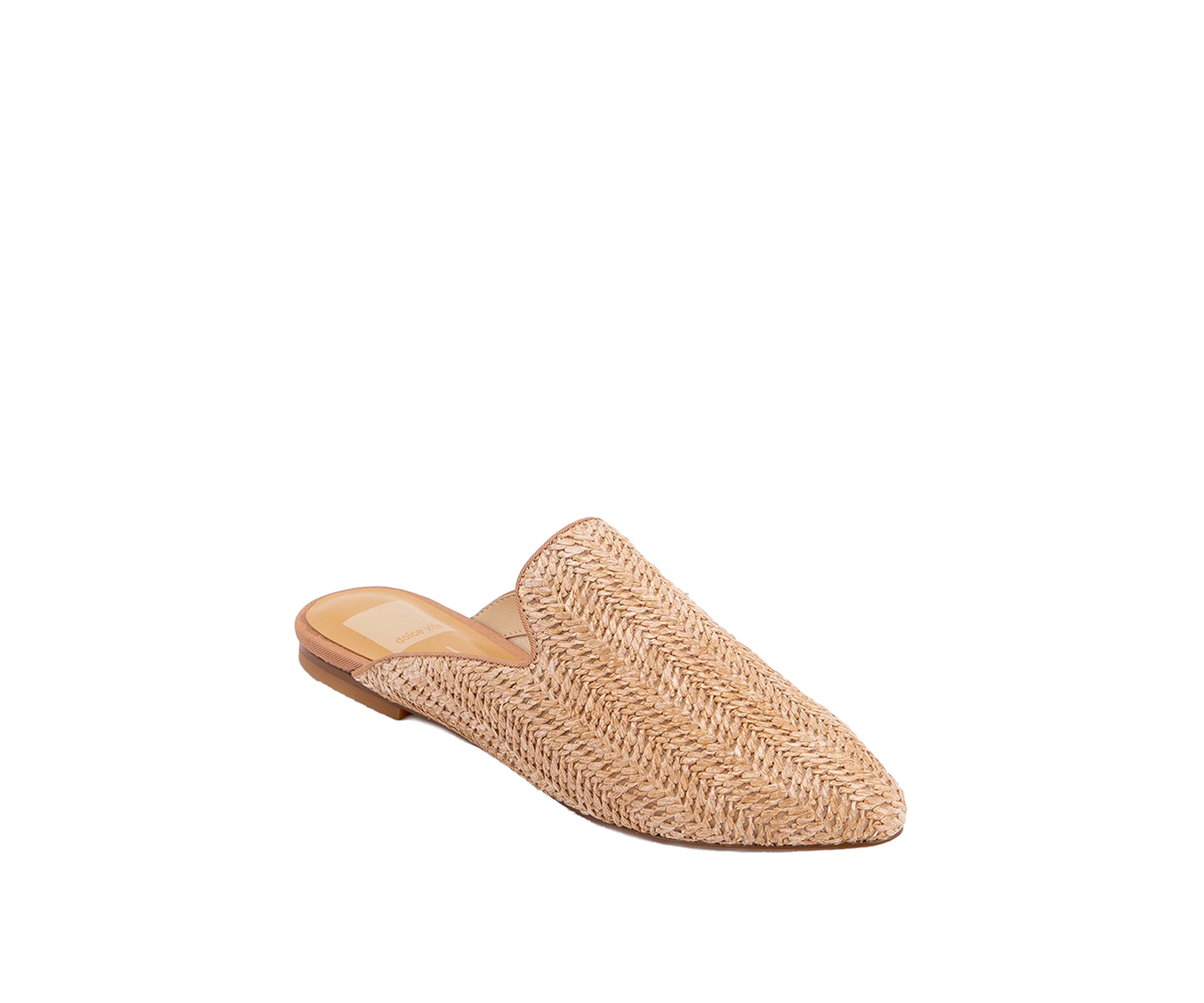 Gabe  Raffia Mules