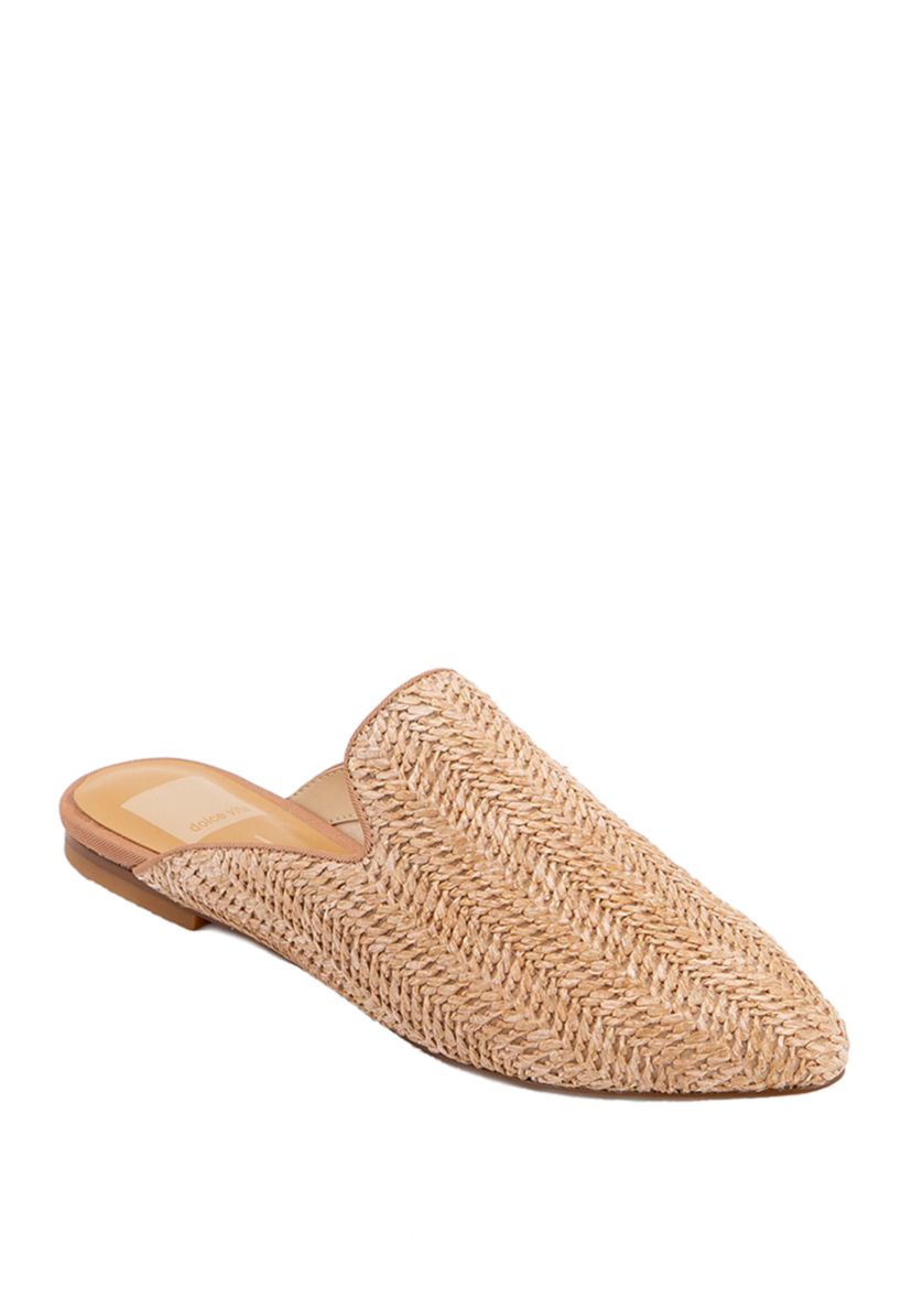 Gabe  Raffia Mules