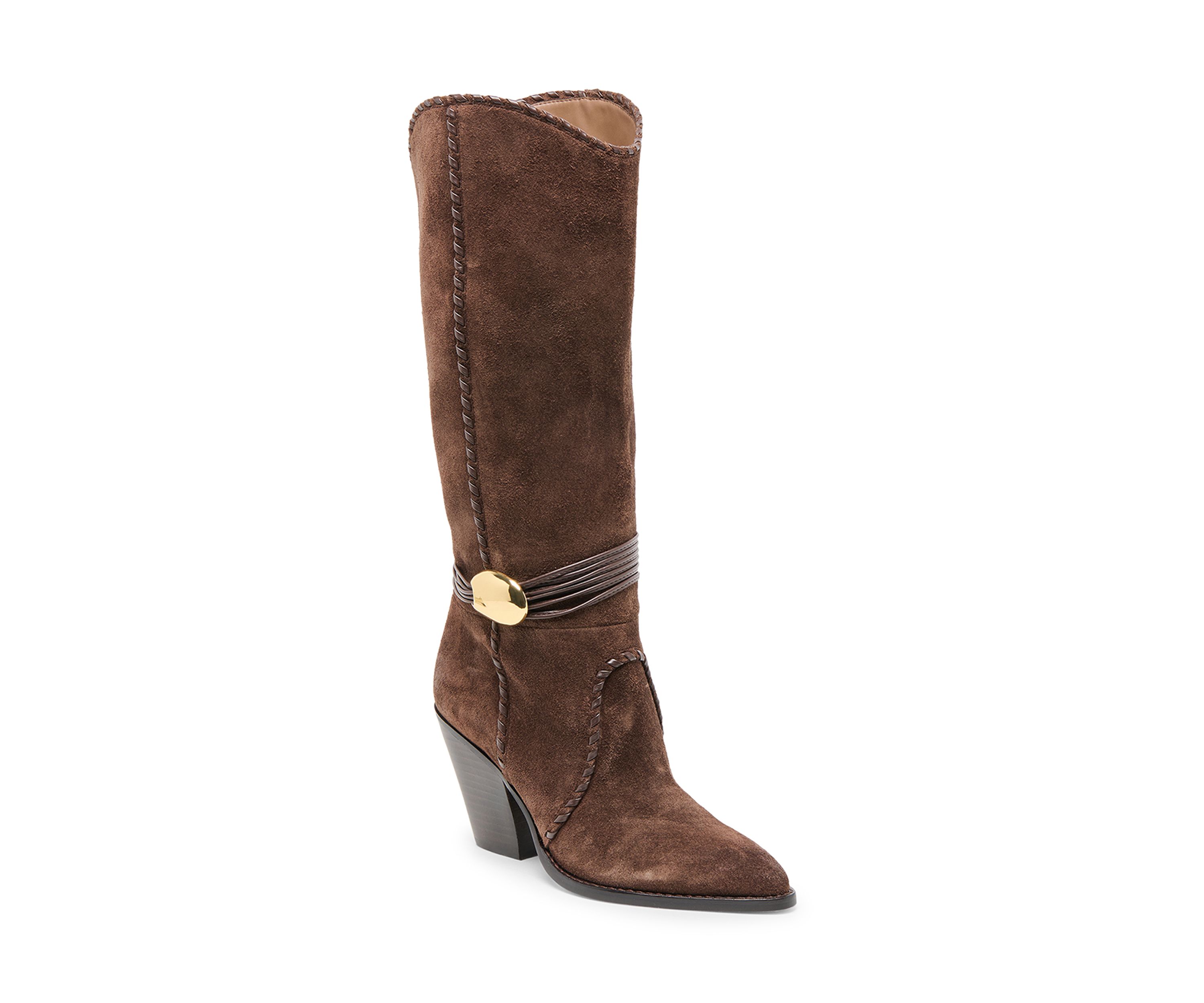 Jody Western Suede Boots