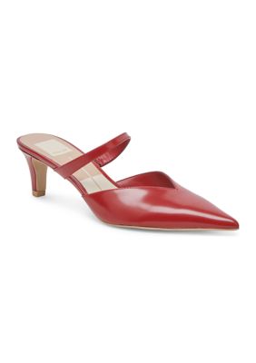 Dolce Vita Women's Kanika Mid Heels, Red, 7M