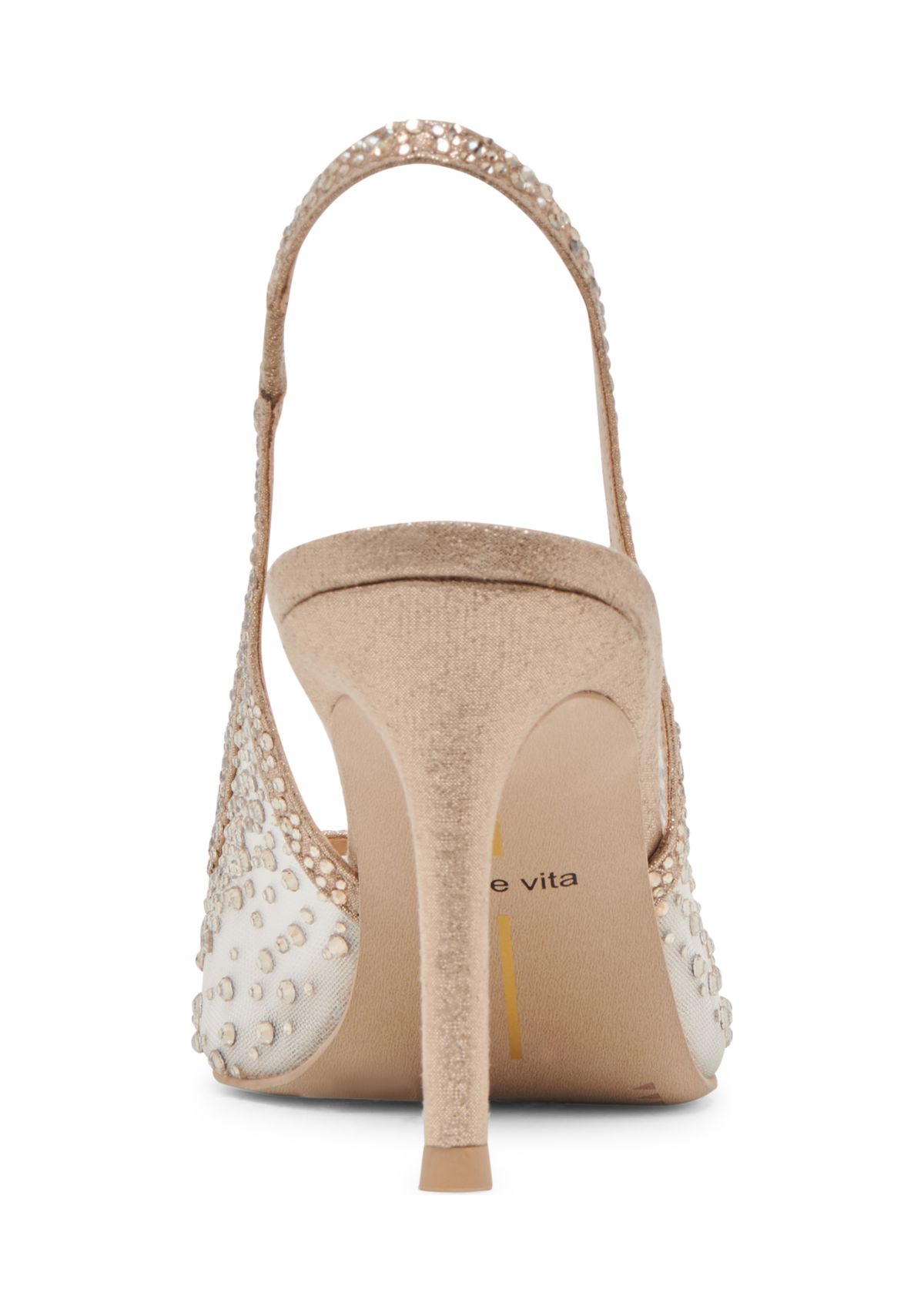 Kaye Crystal Slingback Heels