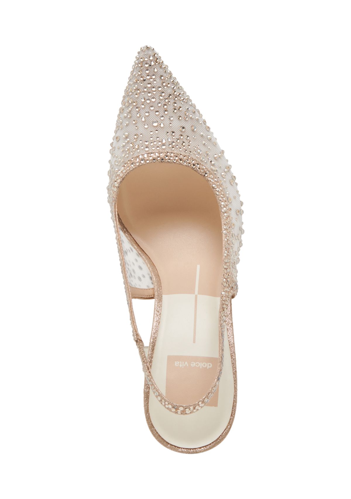 Kaye Crystal Slingback Heels