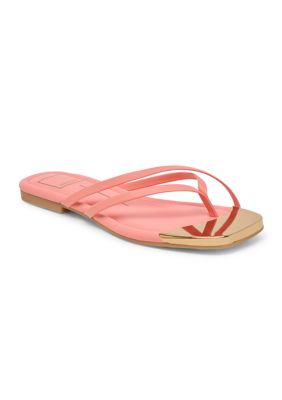 Dolce Vita Women's Laguna Flip Flop Sandals, Coral, 10M