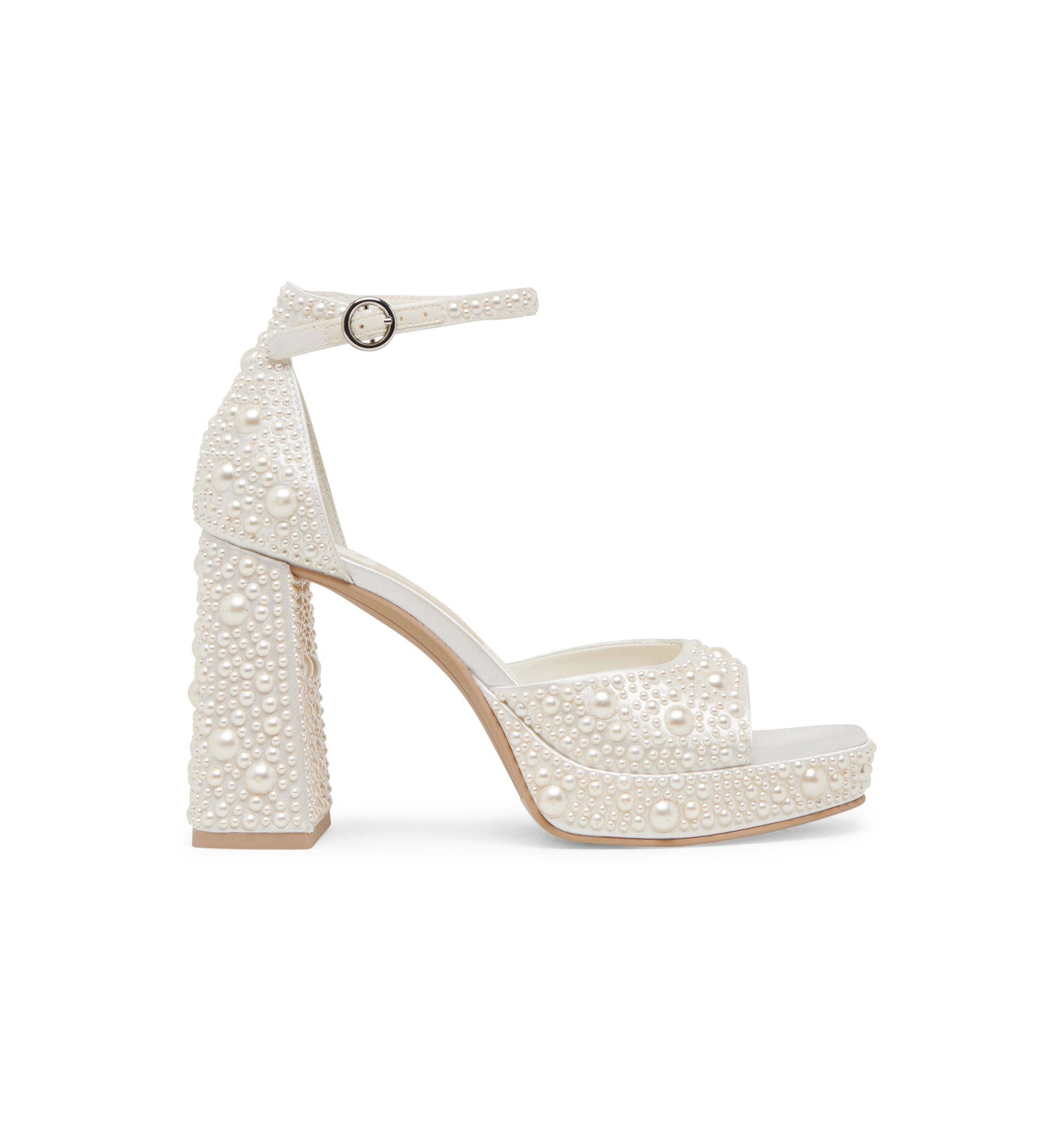 Pandro Pearl Platform Sandals