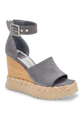 Dolce vita straw store wedge