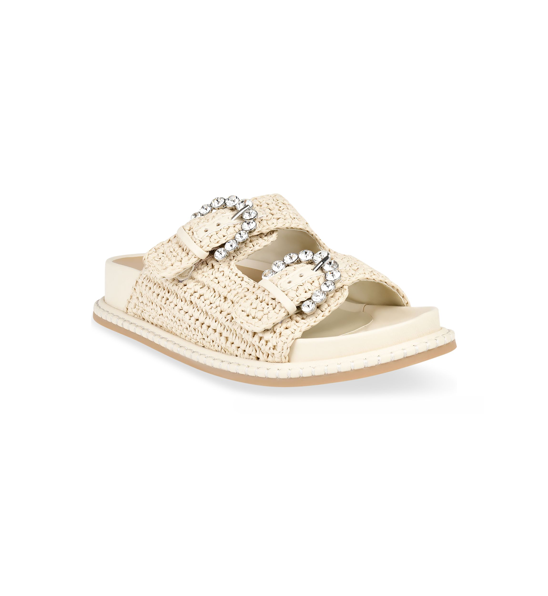 Shauny Crystals Footbed Sandals