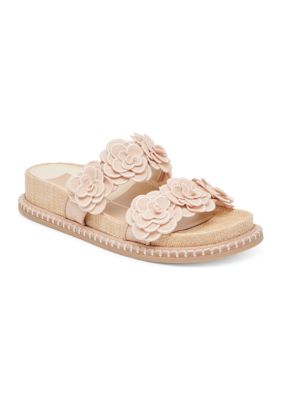 Dolce Vita Women's Sherla Floral Footbed Sandals, 6M