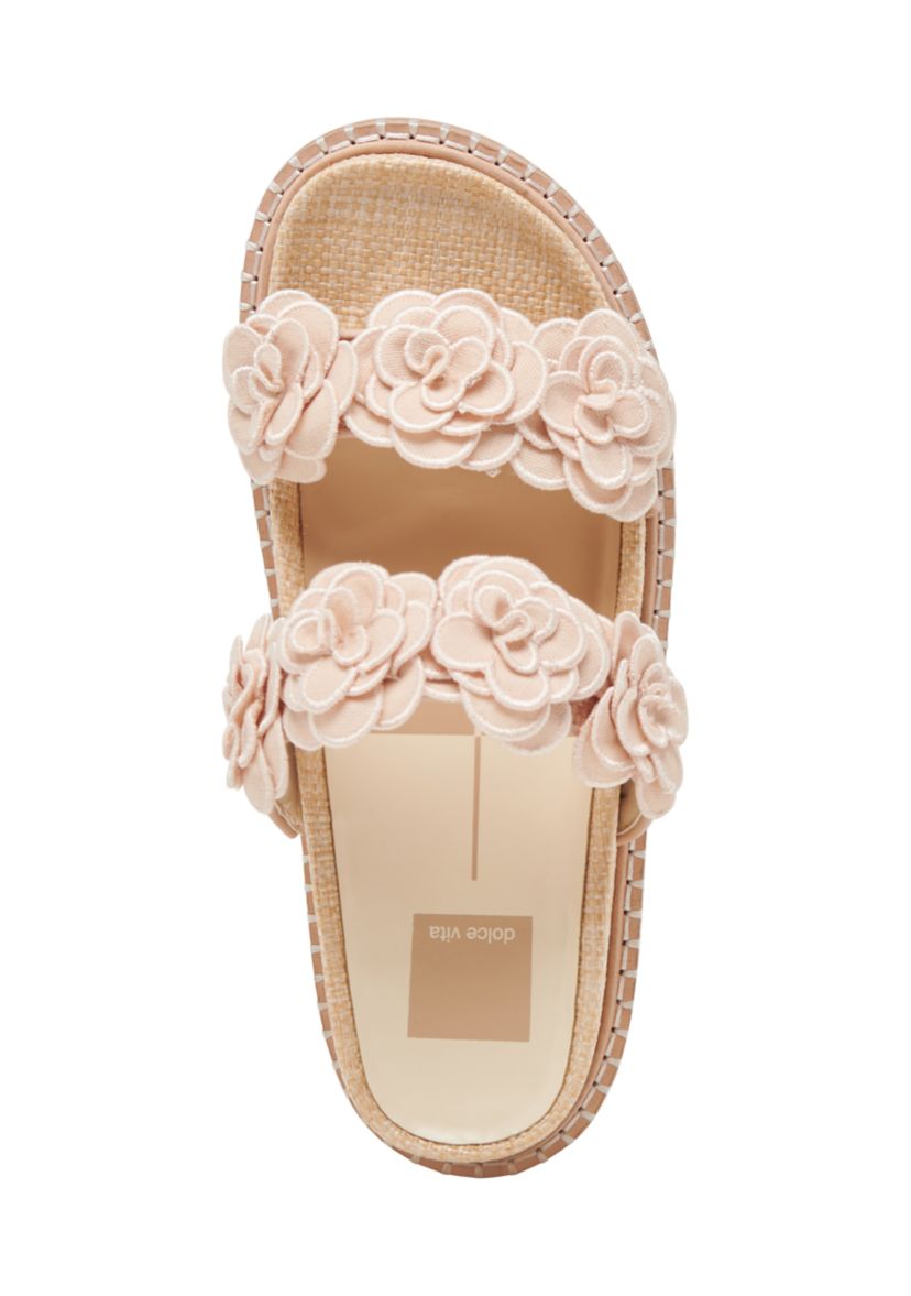 Sherla Floral Footbed Sandals