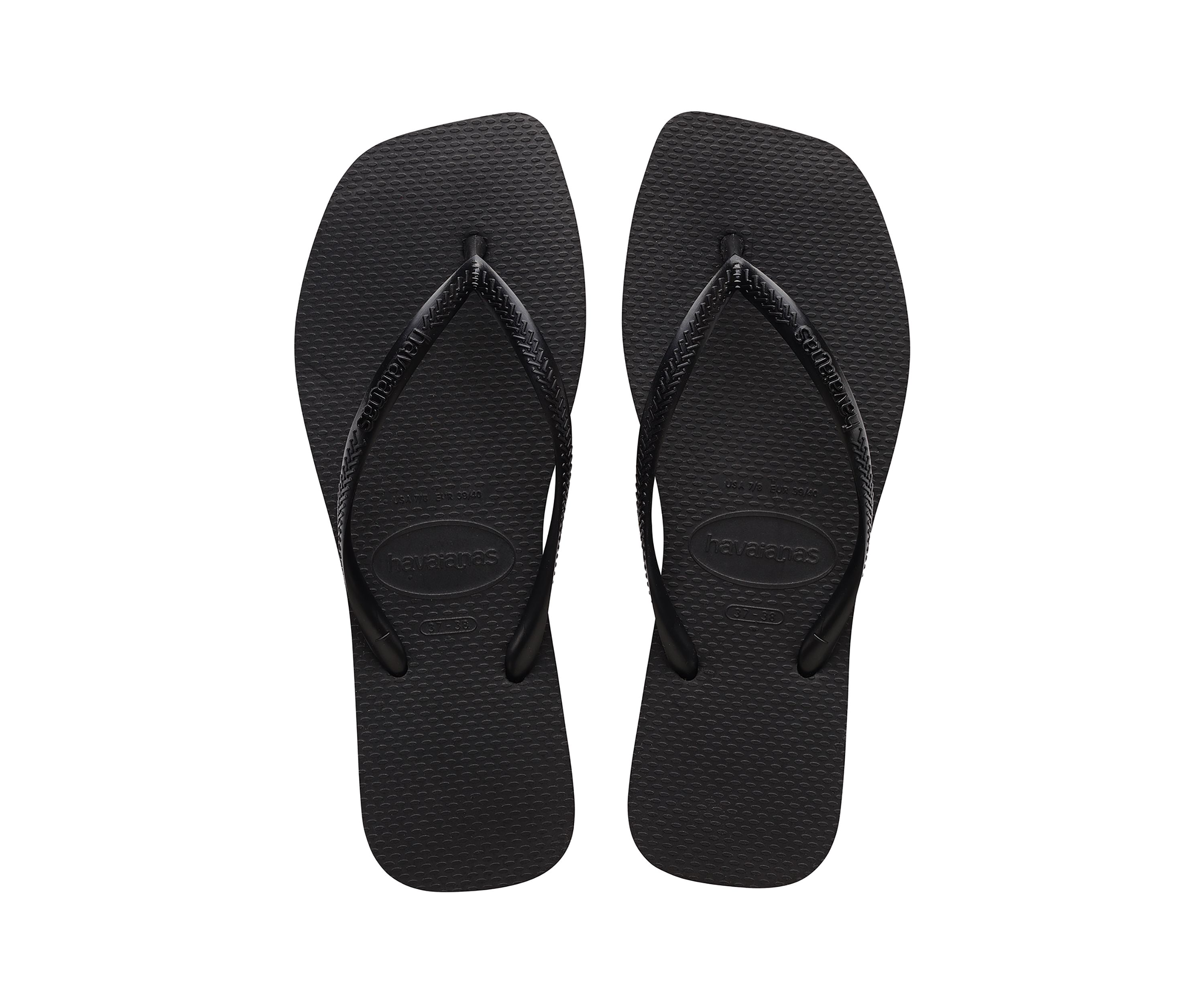 Slim Filp Flop Thong Square Toe Sandals