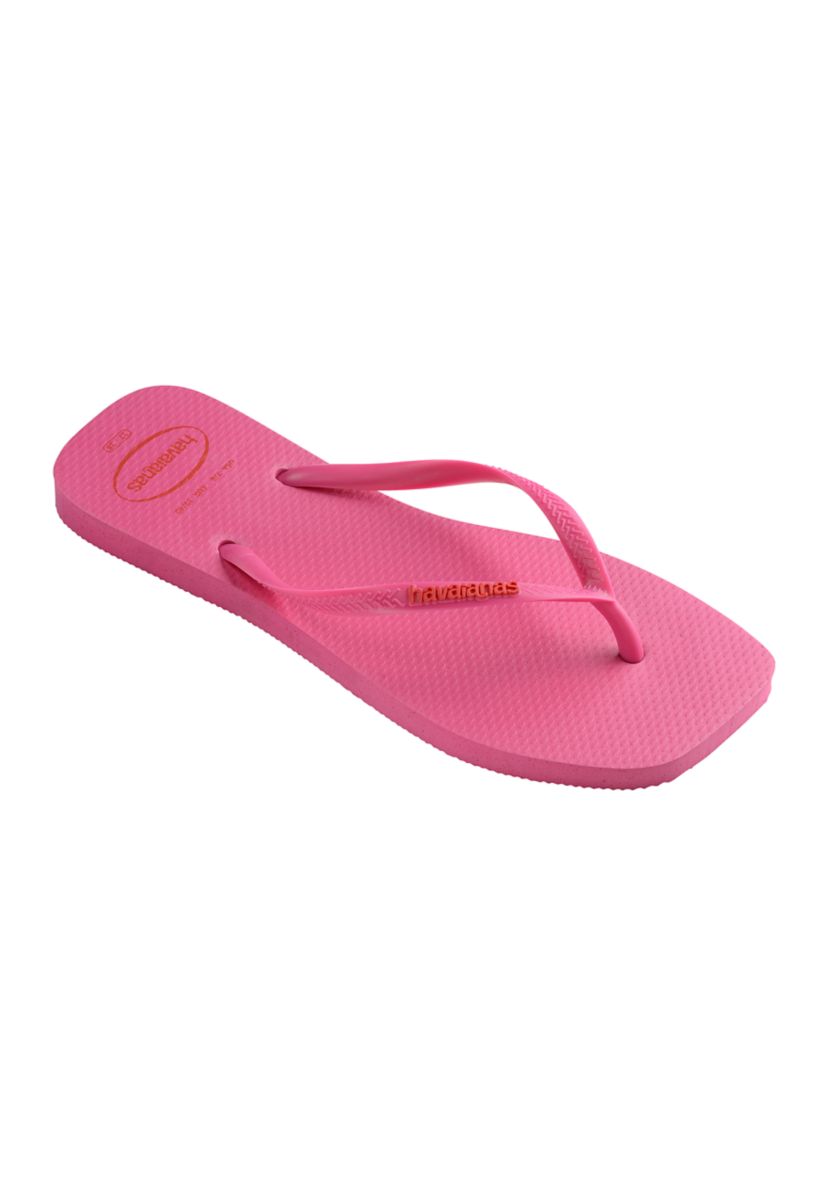 Slim Square Logo Sandals