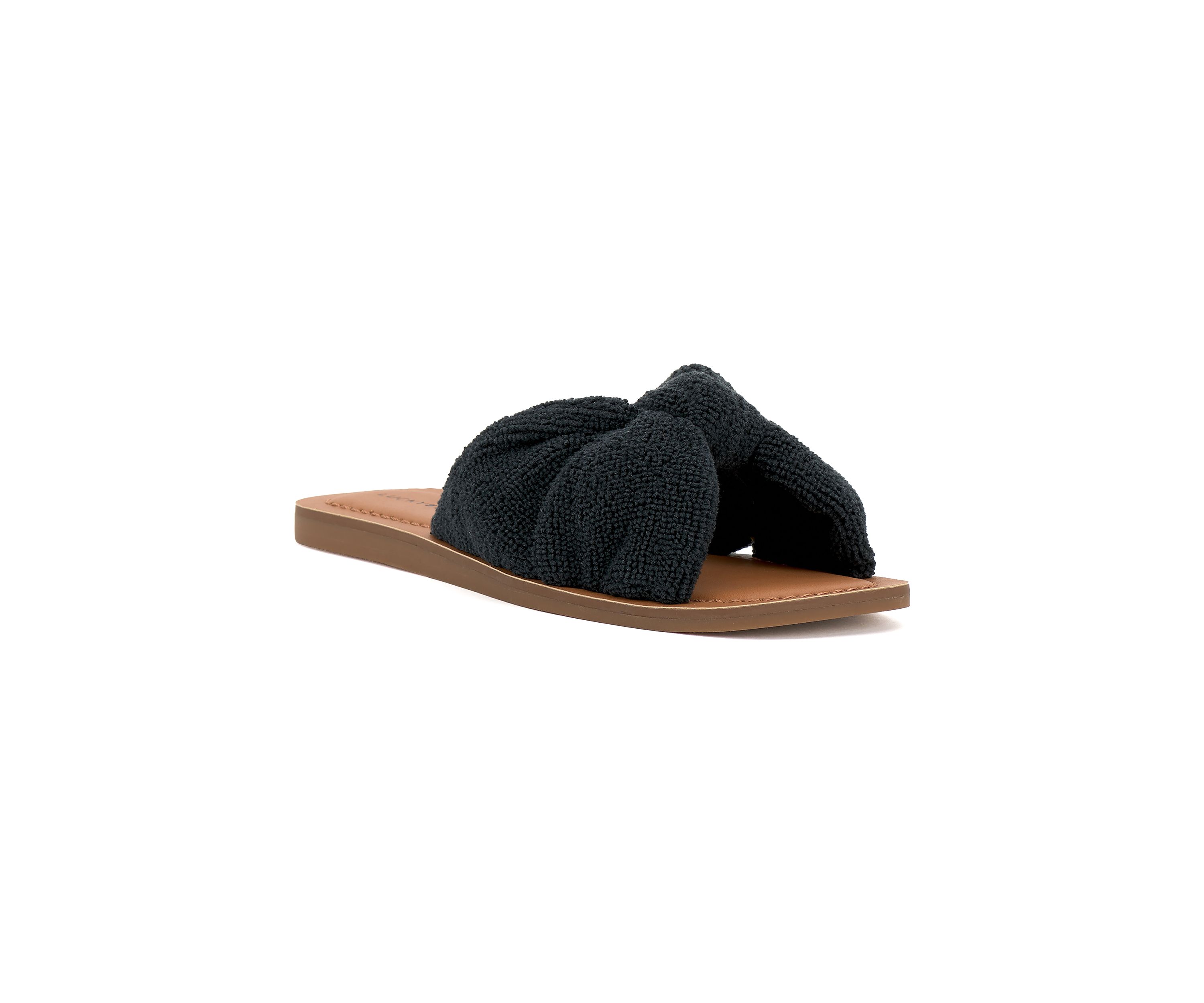 Brittani Cross  Band Slide Sandals