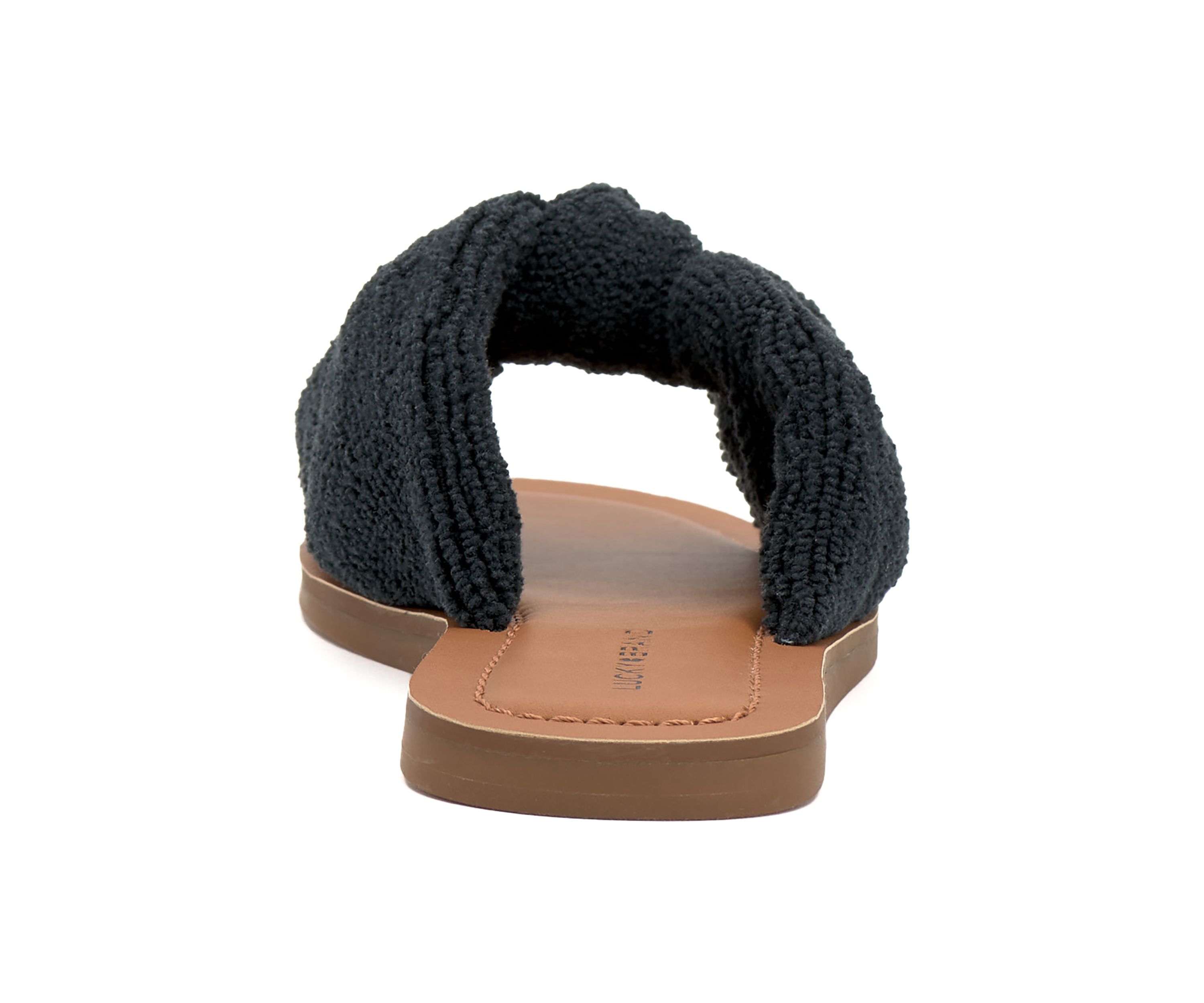 Brittani Cross  Band Slide Sandals