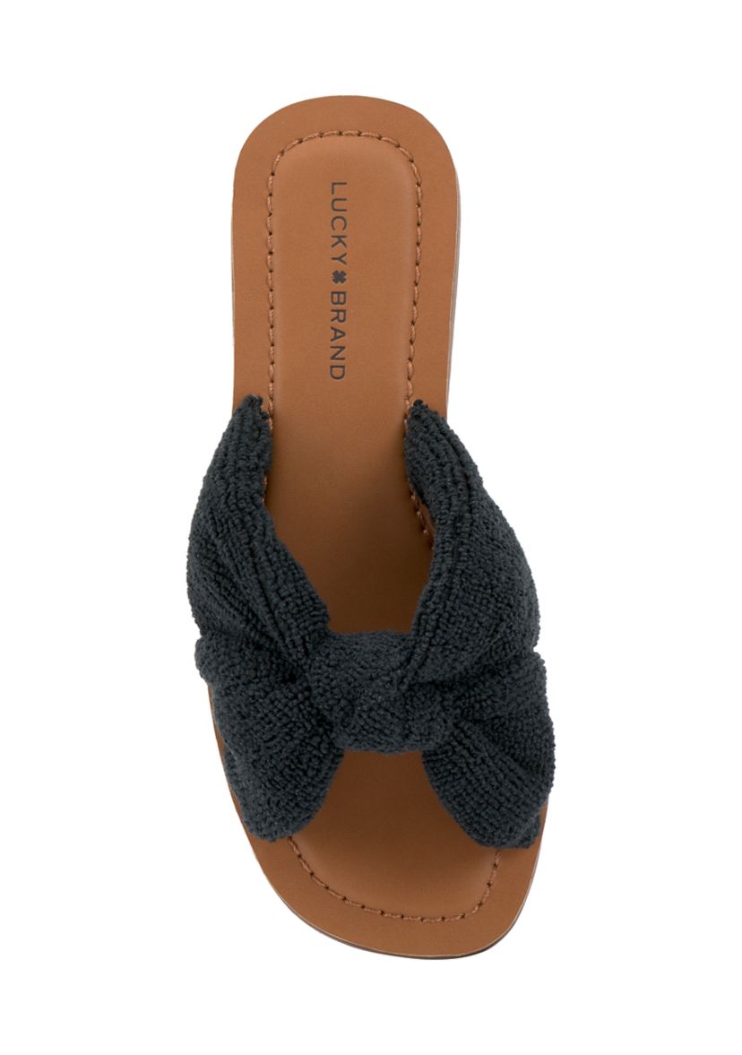 Brittani Cross  Band Slide Sandals