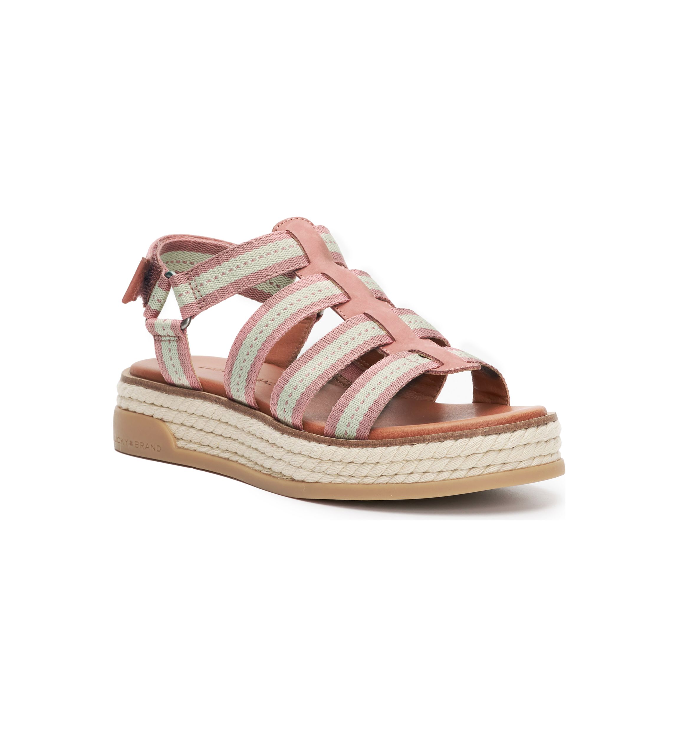 Emliey Strappy Rope Flatform Sandals