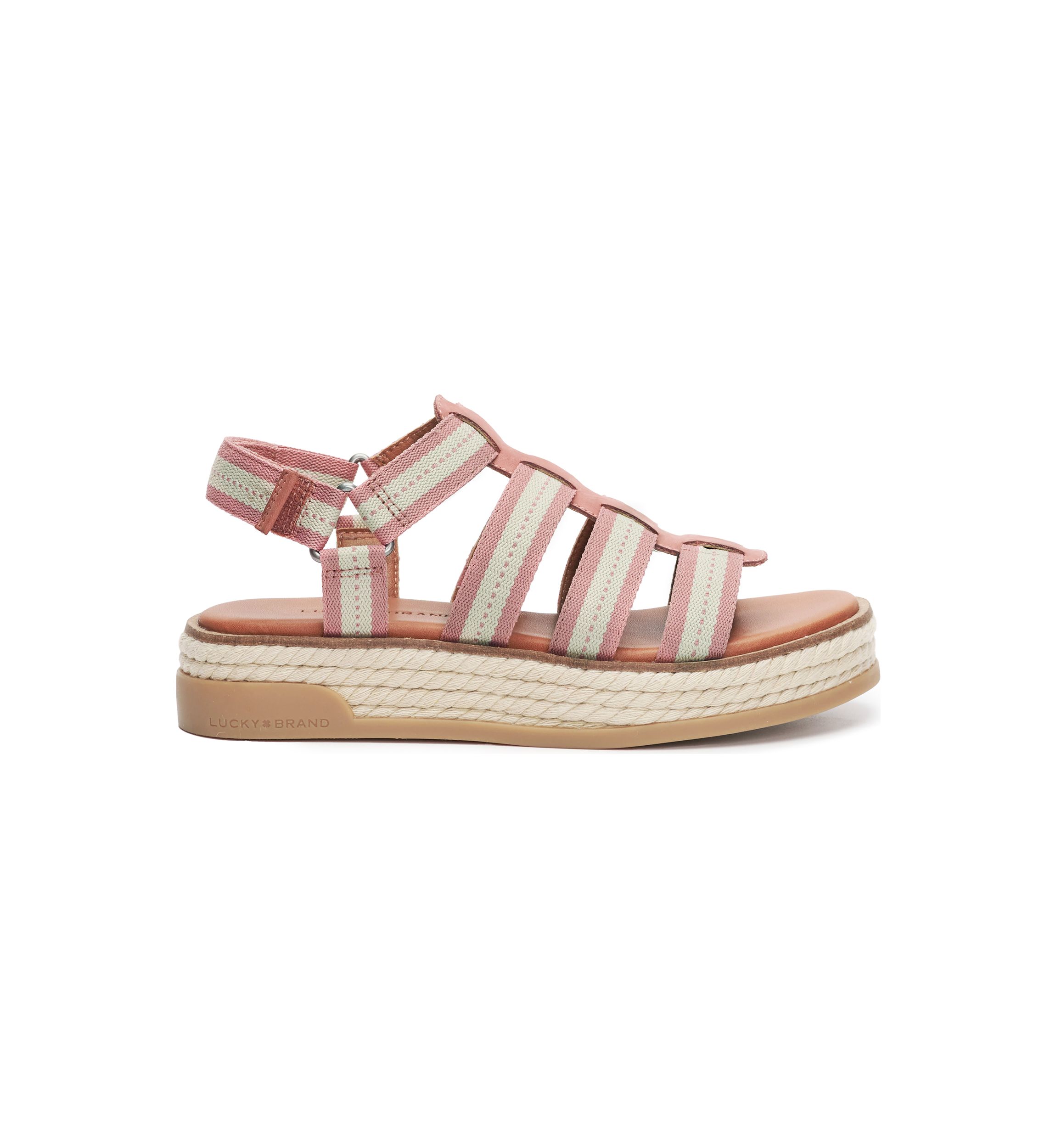 Emliey Strappy Rope Flatform Sandals