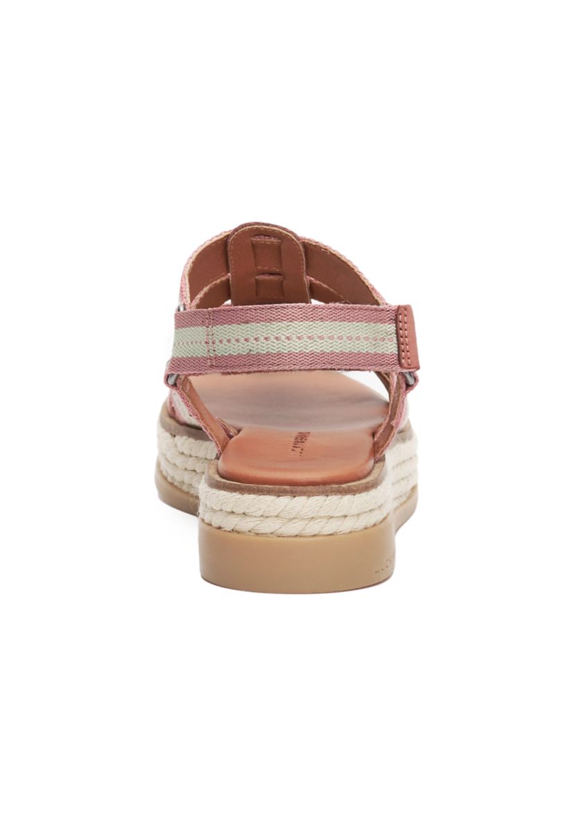 Emliey Strappy Rope Flatform Sandals