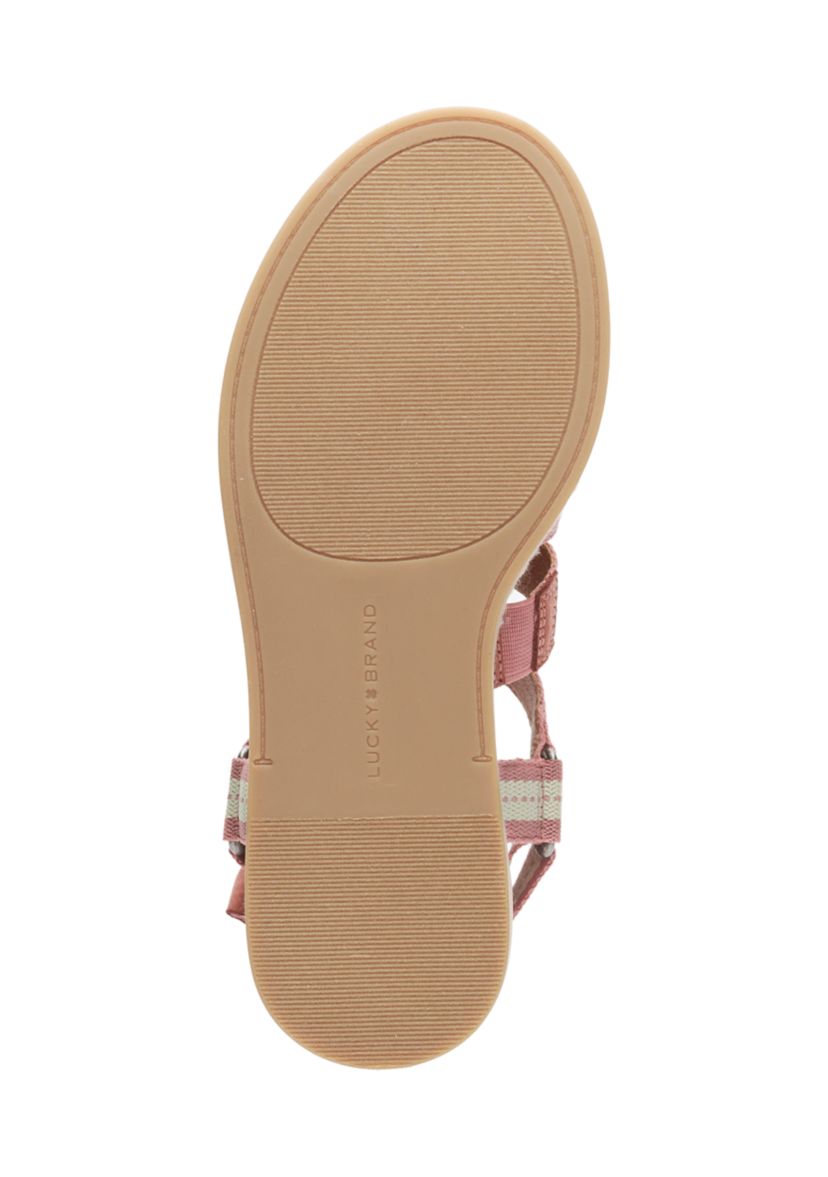 Emliey Strappy Rope Flatform Sandals