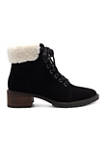 Jacenia Lace Up  Shearling Boots