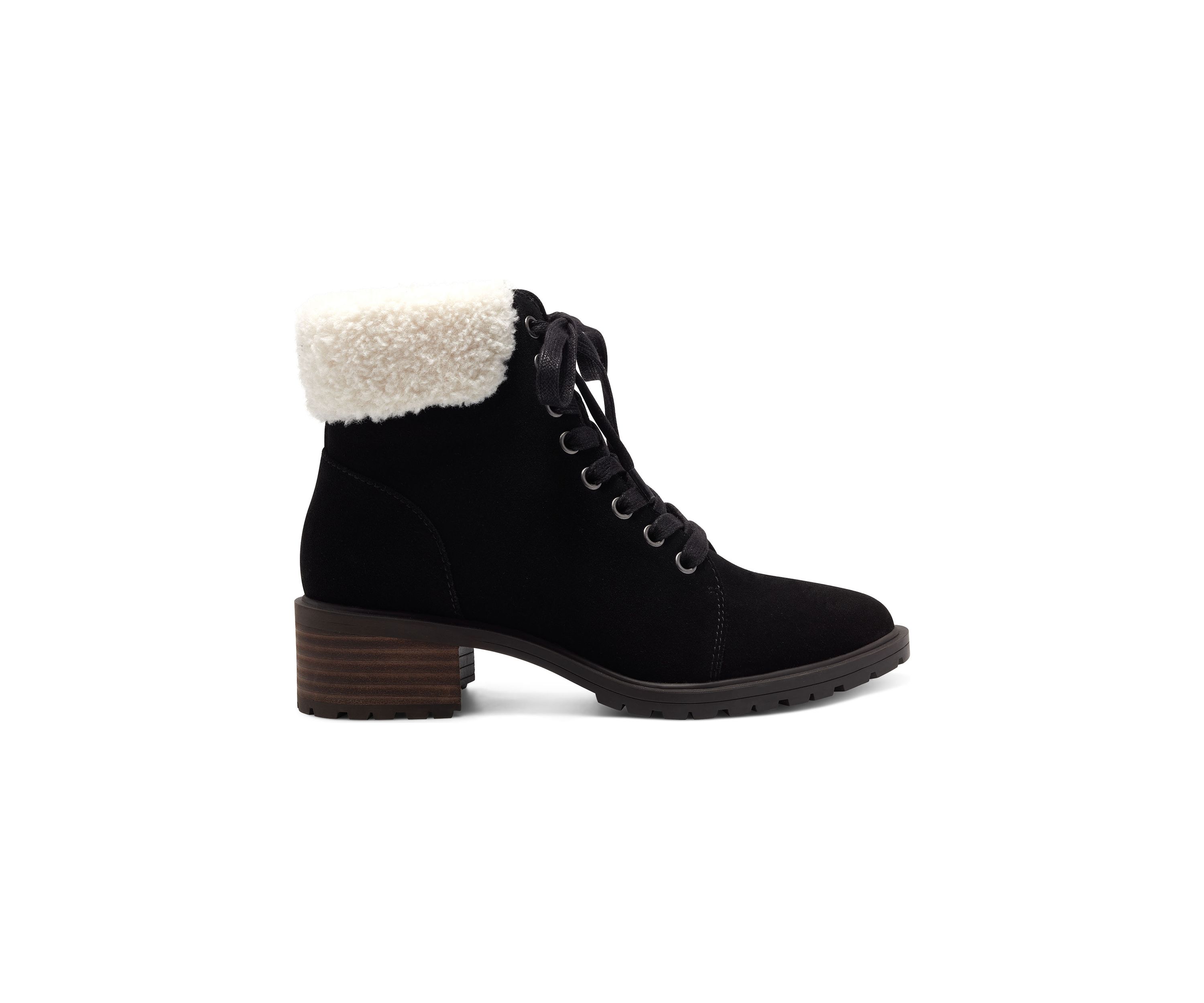 Jacenia Lace Up  Shearling Boots