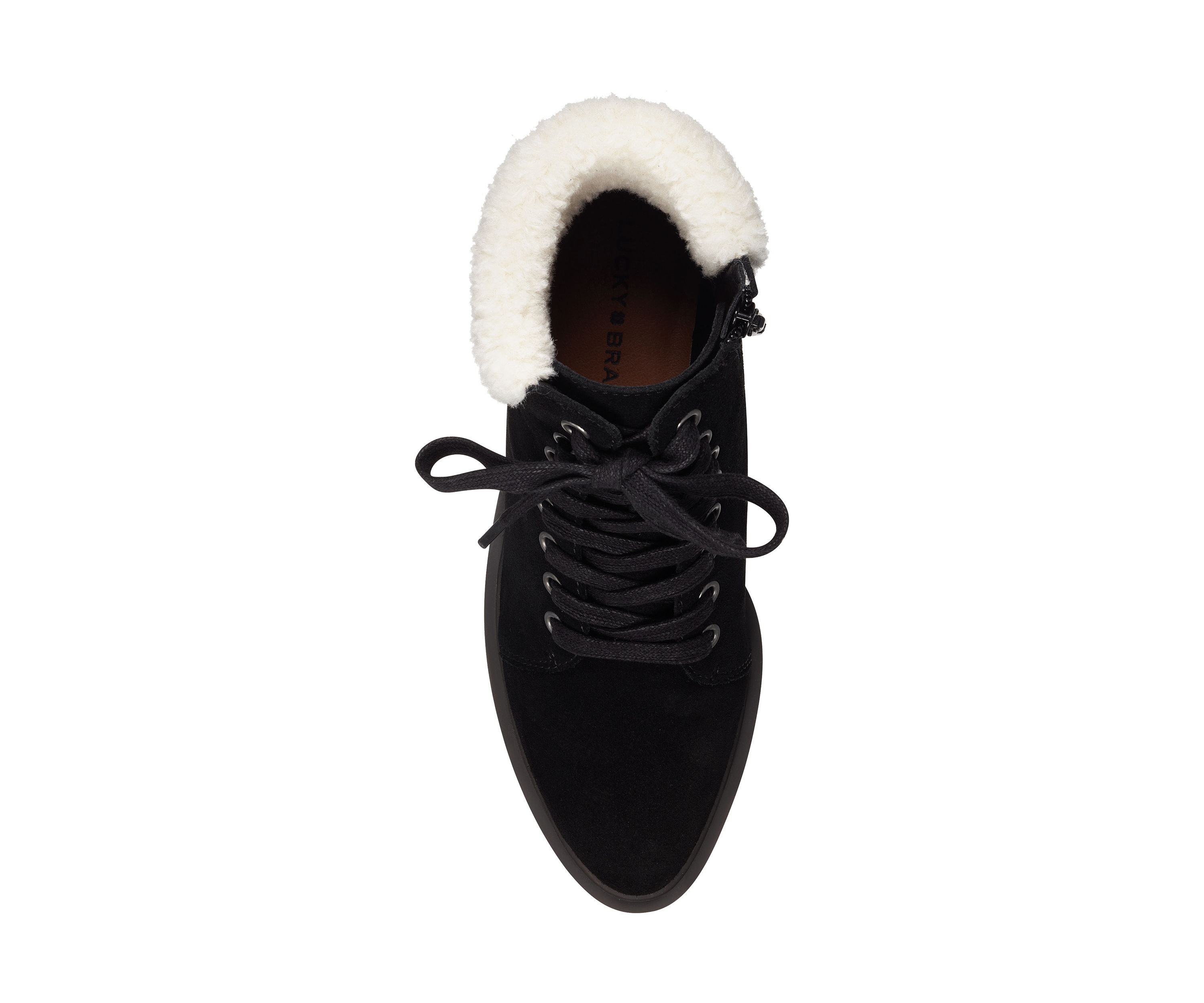 Jacenia Lace Up  Shearling Boots