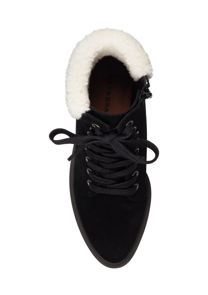 Jacenia Lace Up  Shearling Boots