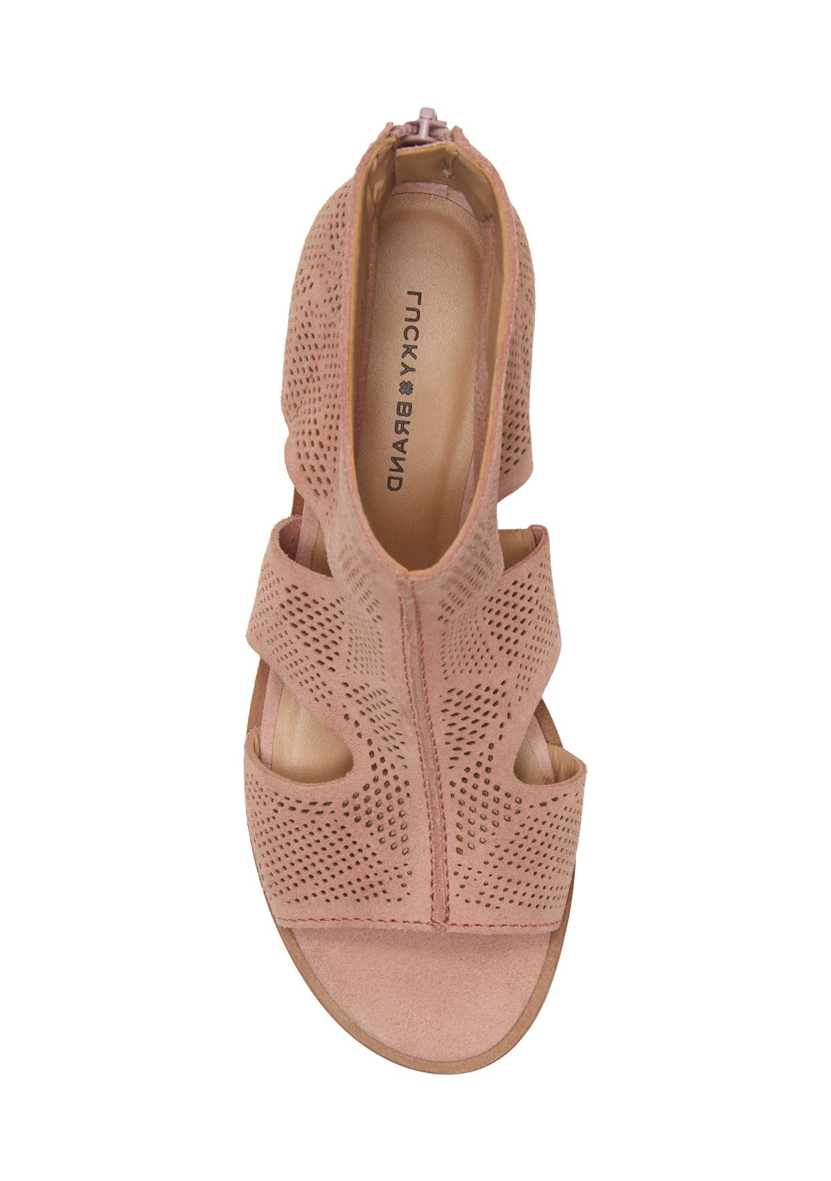 Sicole Perforated Zip Sandals