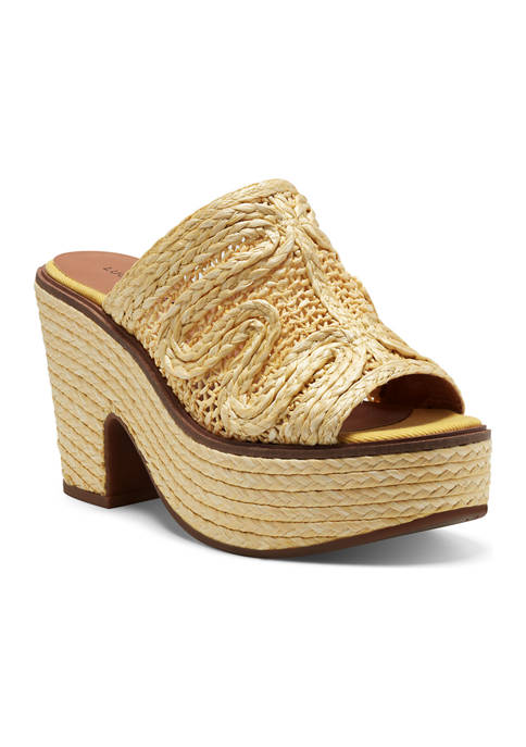 Lucky Brand Yena Rope Woven Platform Sandals