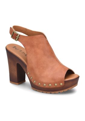 Korks Women s Arden Dress Sandals Tan Brown Size 6 PU Leather
