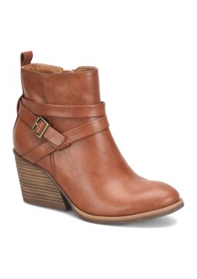 Brown Korks Tea Suede Boot Korks Heidi Booties Belk