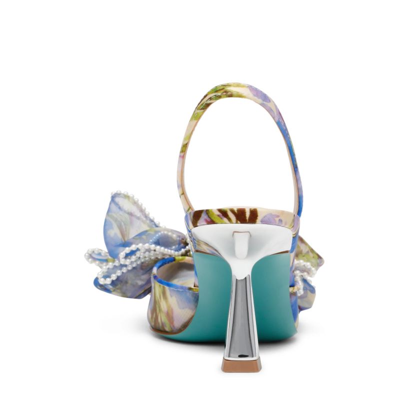 Kelli Tulle Bow Sling Back Pump