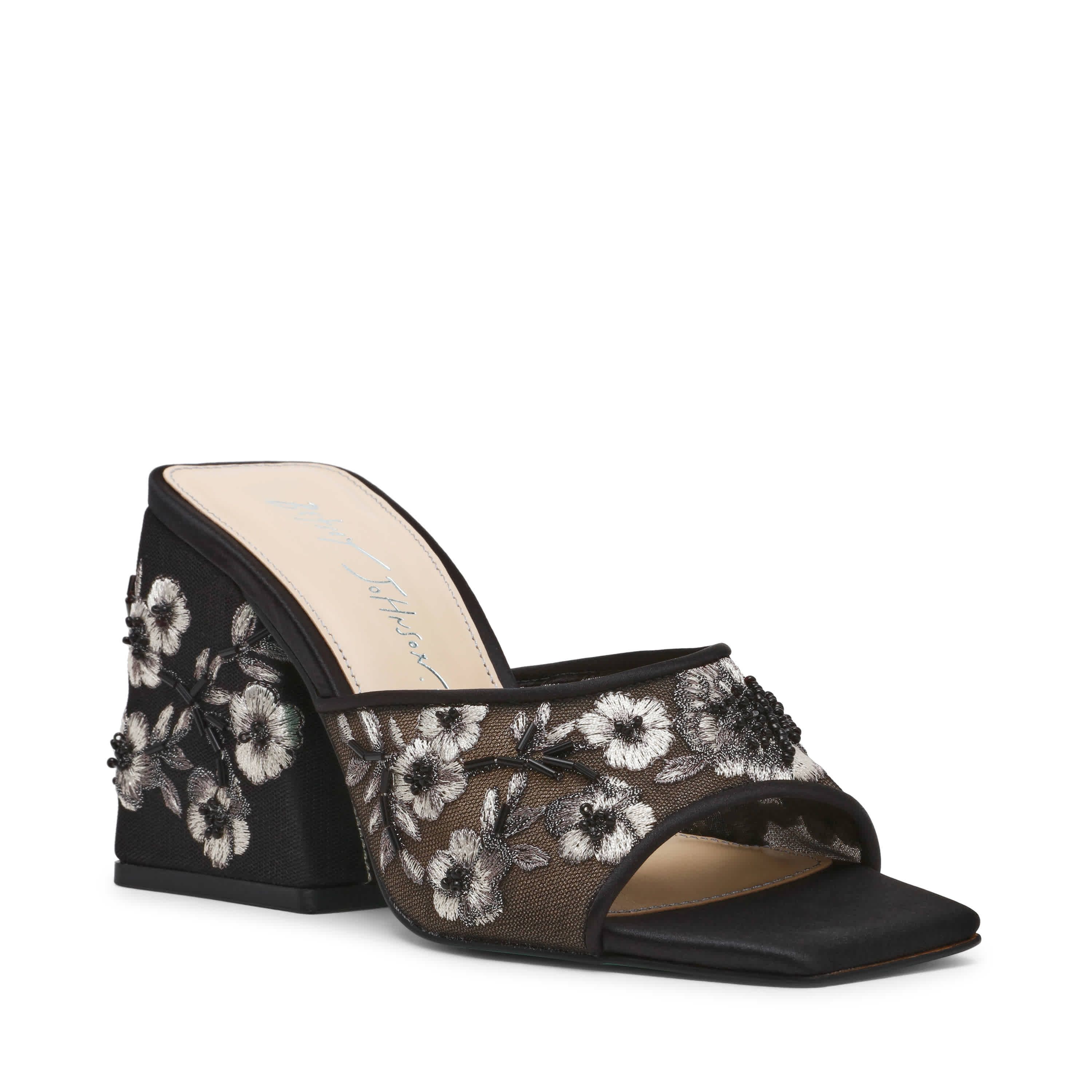Roo Embroidered Mule
