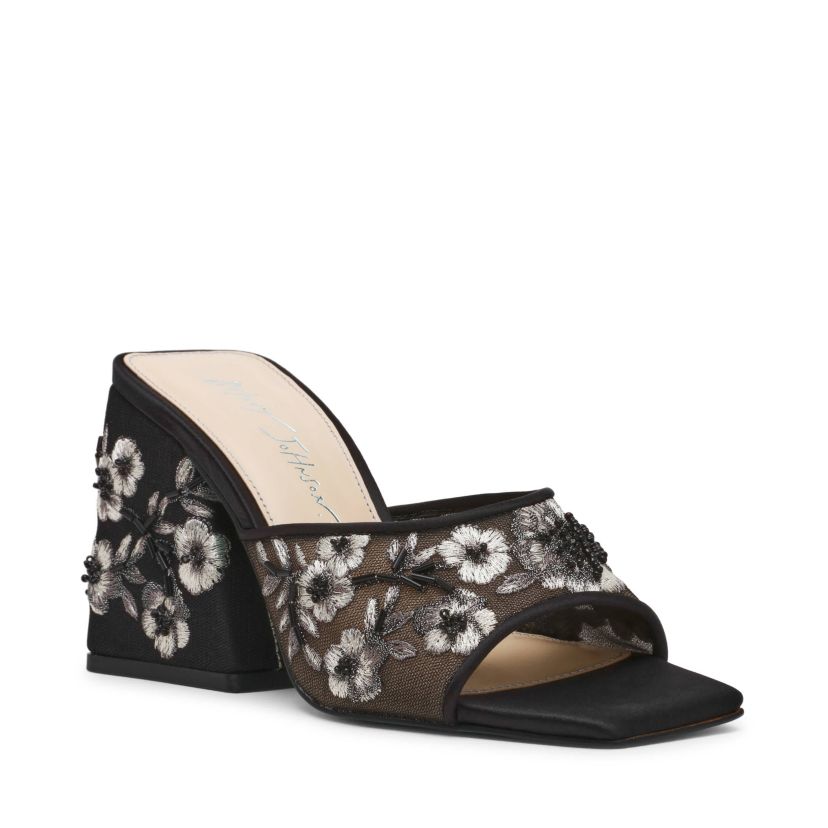 Roo Embroidered Mule