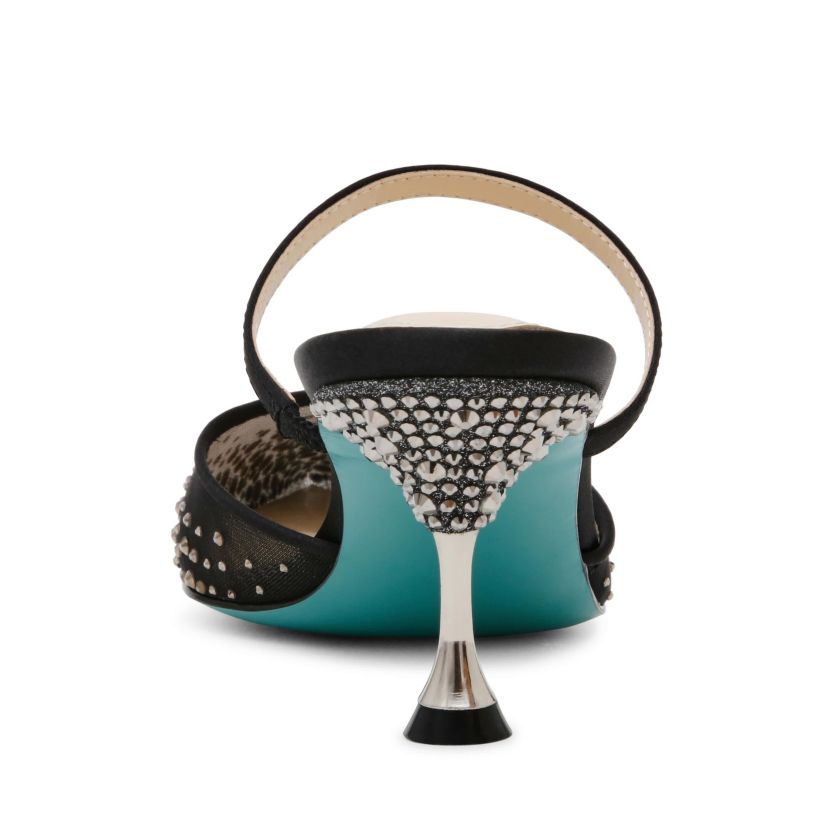 Tomy Mesh Rhinestone Mule
