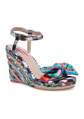 Betsey Johnson Carie Espadrille Wedges | belk 