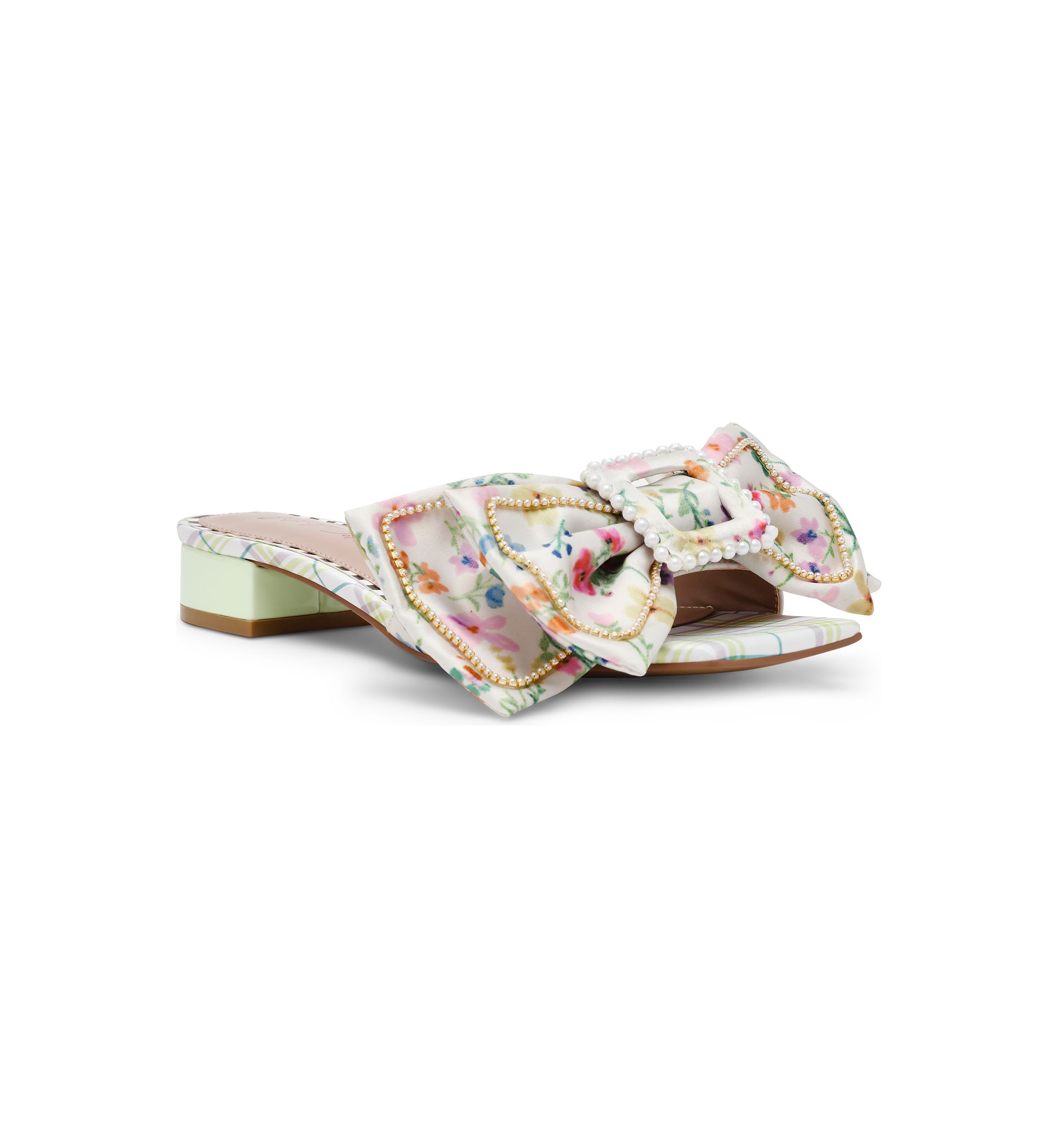 Garnet Big Bow Sandals