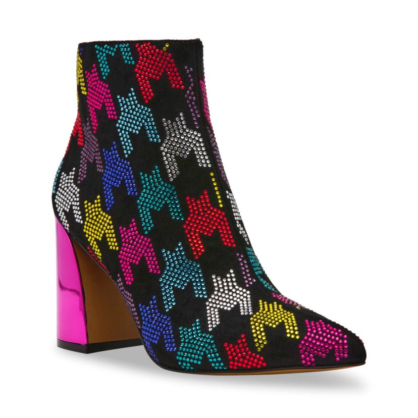 Marrina Houndstooth Bootie