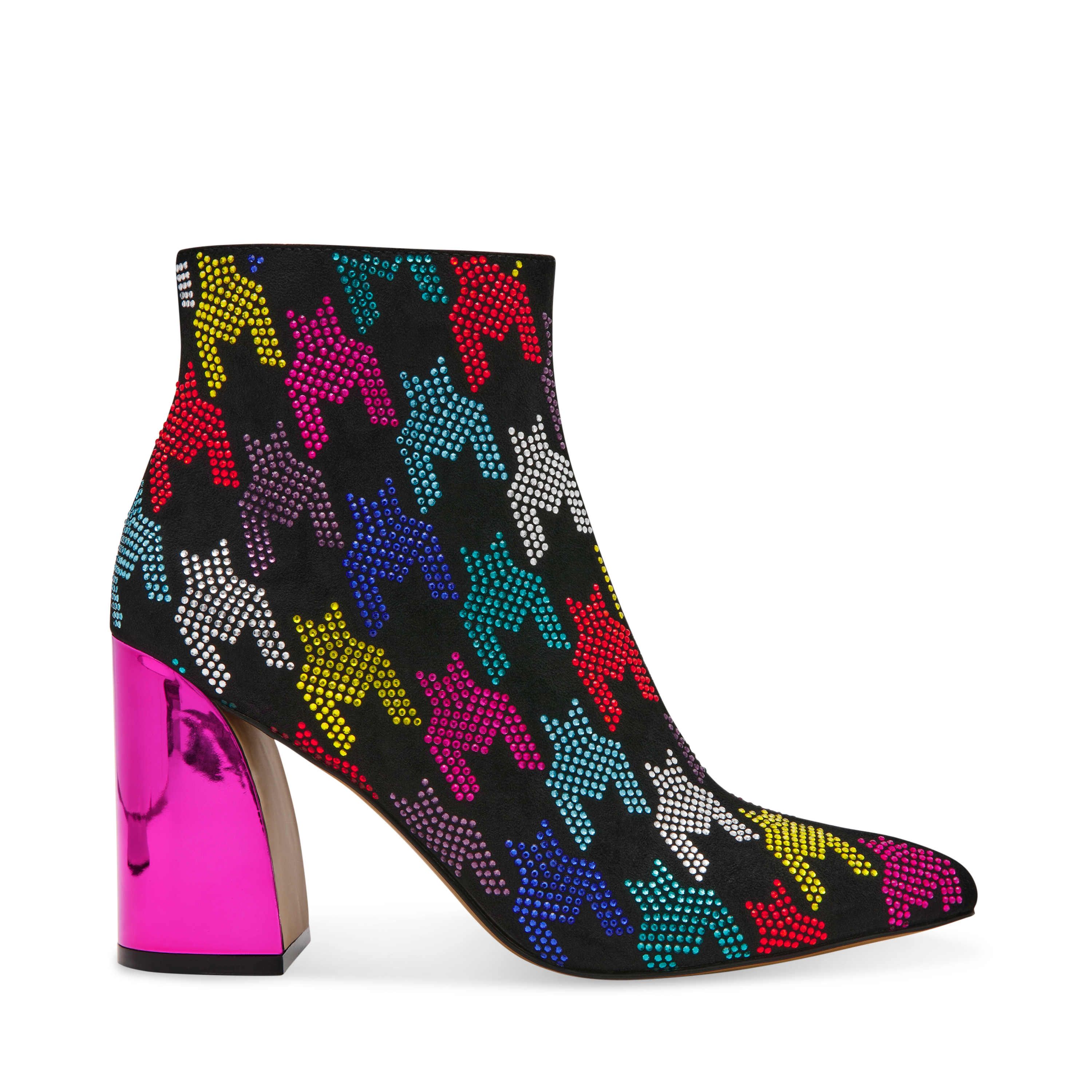 Marrina Houndstooth Bootie